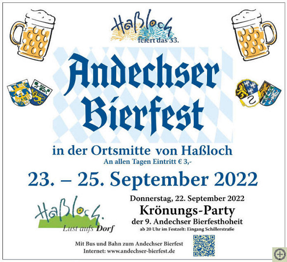 33. Andechser Biefest Haßloch, 22. - 25.09.2022